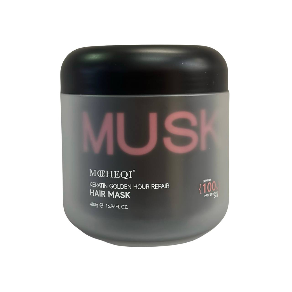 Маска кератиновая для волос с аминокислотами и экстрактом Камелии, MOCHEQI Musk 480г