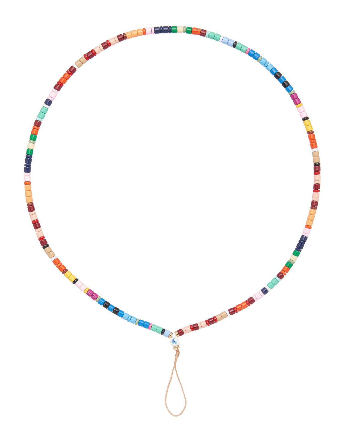 Цепь на телефон, разноцветная эмаль, глаз