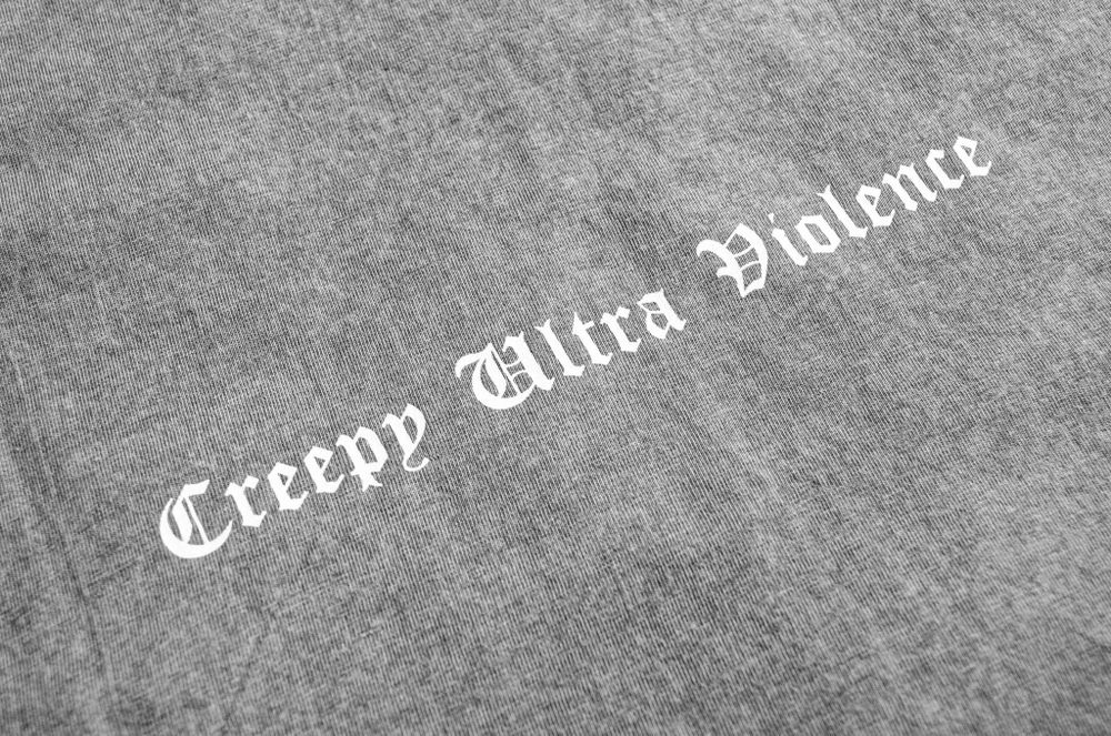 Футболка Creepy Clothing Сердце серая