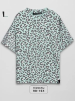 Футболка для девочки леопард