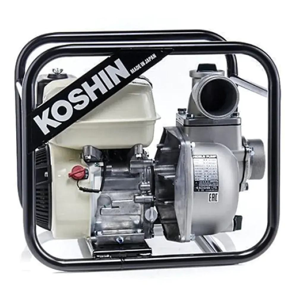 Koshin SEH-80 JP мотопомпа бензиновая 3.9 л.с, 1100 л/мин, диаметр 80 мм, SEH-80JP