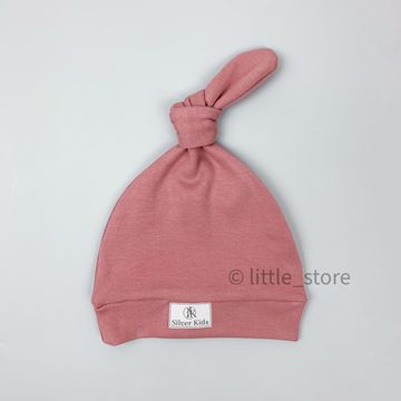 Шапочка хлопковая "Silver kids" Пудра