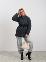 Куртка женская демисезонная " Кимоно Офис" серый