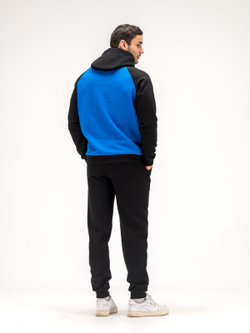 Костюм мужской спортивный. Синий/черный