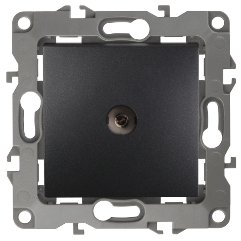 12-3101-05 ЭРА Розетка TV одиночная, IP20, Эра12, антрацит