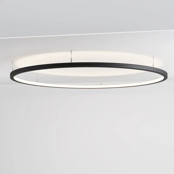 Радиусный профиль 35x35 D1500мм внутренний 1/4 круга черный Led Strip alm-3535r-b-in-90°-1.5m