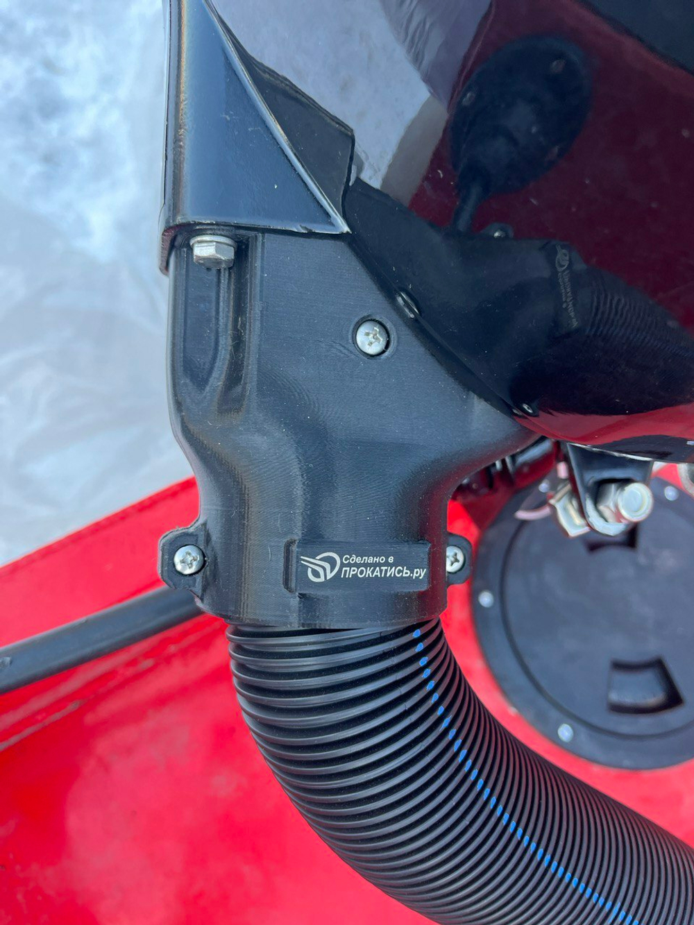 Адаптер разборный для HIDEA F60 / YAMAHA F60-70 d50mm ПРЯМОЙ