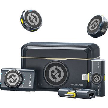 Радиосистема микрофонная Hollyland Lark M2 Combo Black