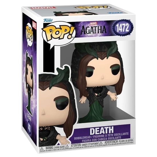 Фигурка Funko POP! Bobble Marvel Agatha All Along Death (1472) 75709 / Фигурка Фанко ПОП! по мотивам сериала "Это всё Агата", Смерть