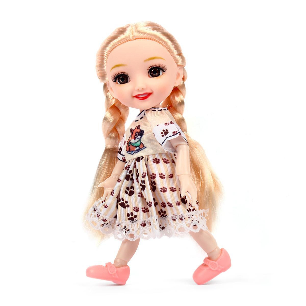 Кукла классическая 15см, пакет YL807-61A