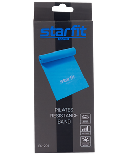 Лента для пилатеса ES-201 1200x150x0,55 мм, синий пастель