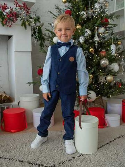 Рубашка классическая "Небо"