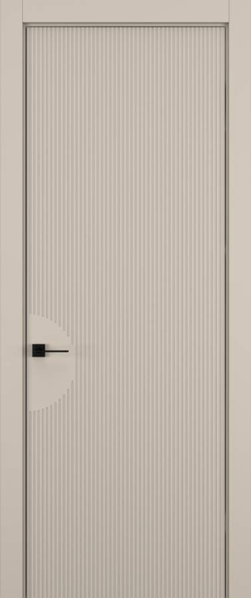 Дверь 6 VERTICAL Матовый Светлый Бежевый