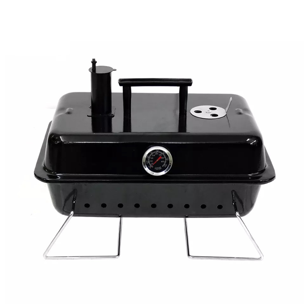 Походный угольный гриль барбекю Camping BBQ grill 44*31*31 см, вес 12 кг