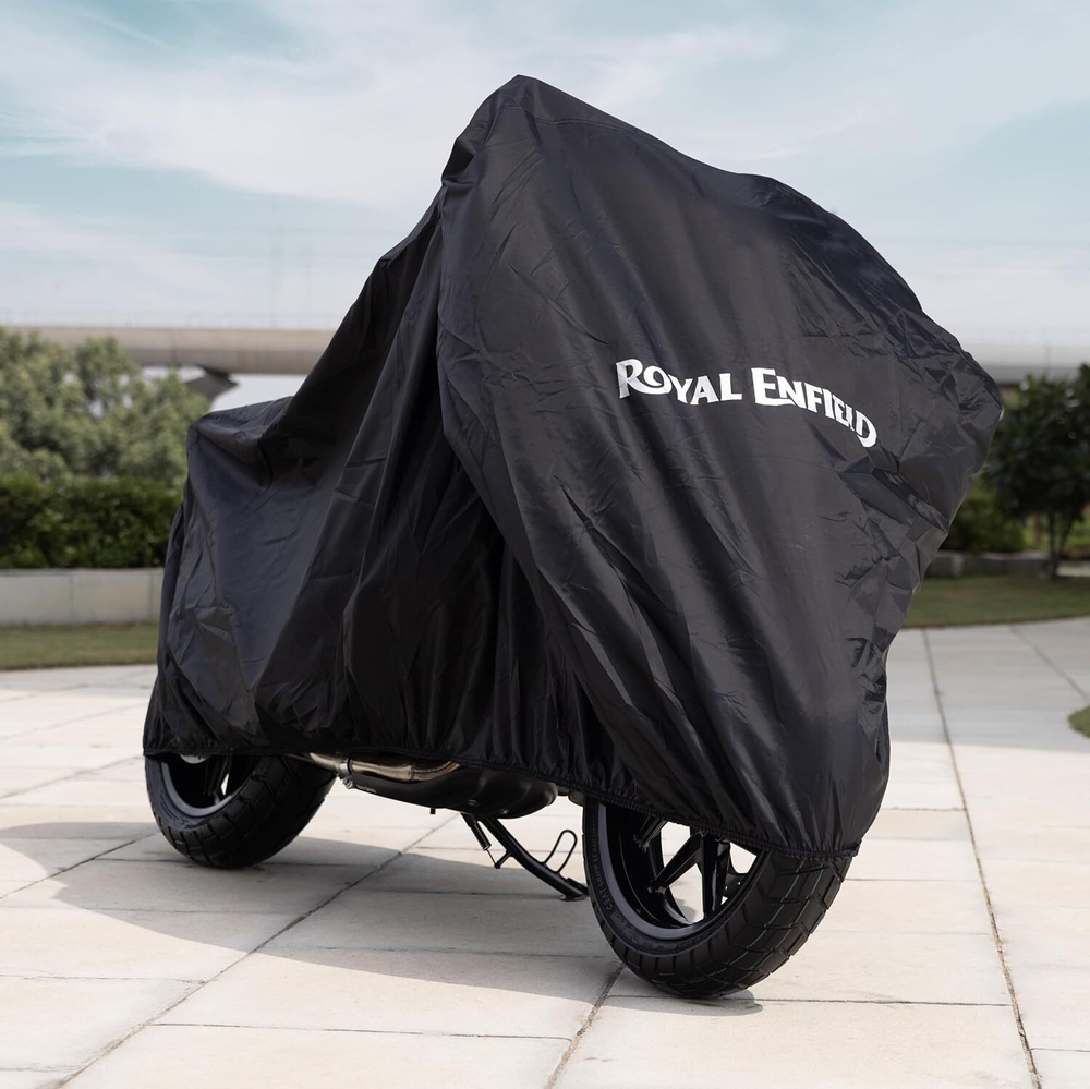 Непромокаемый чехол для мотоцикла Royal Enfield, черного цвета, арт. 1990642