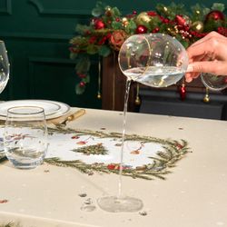 СКАТЕРТЬ "ЩЕЛКУНЧИК" 140Х300СМ БЕЖЕВЫЙ ,100%ХЛОПОК ,ТВИЛ