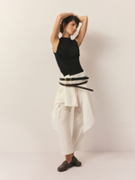 Топ со складкой