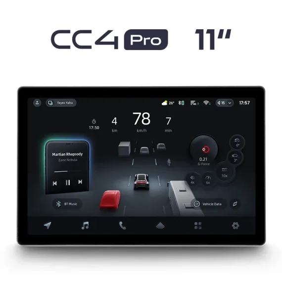 Монитор 11 дюймов TEYES CC4 PRO 8/128 4G