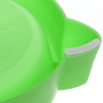 Миска пластиковая «Котофей» 18,5*4,8см цвет зеленый /550мл