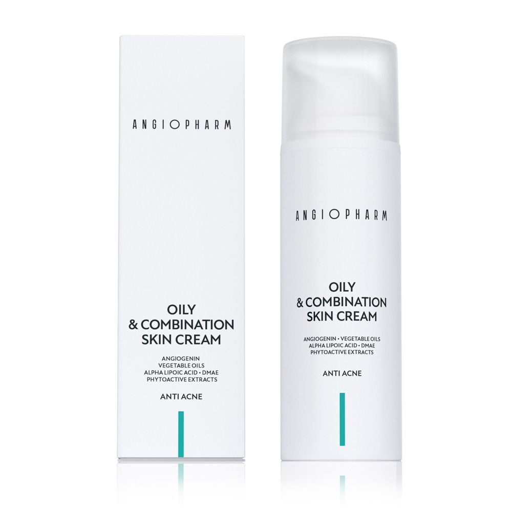 Крем для жирной и комбинированной кожи ANGIOPHARM Oily&Combination Skin Cream 50мл