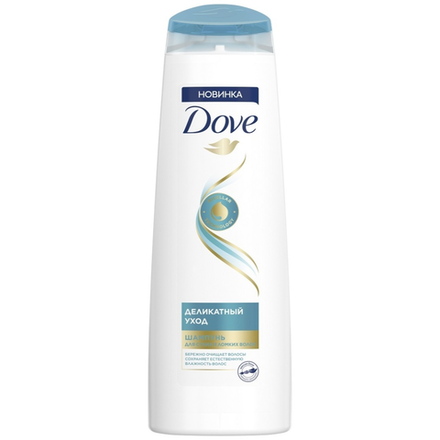 Шампунь Dove деликатный уход 400 мл