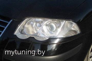 Реснички на фары нижние для Volkswagen Passat B5 FL