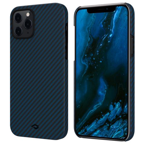 Чехол Pitaka MagEZ Case для Apple iPhone 12 Pro Max (Black/Blue Twill)