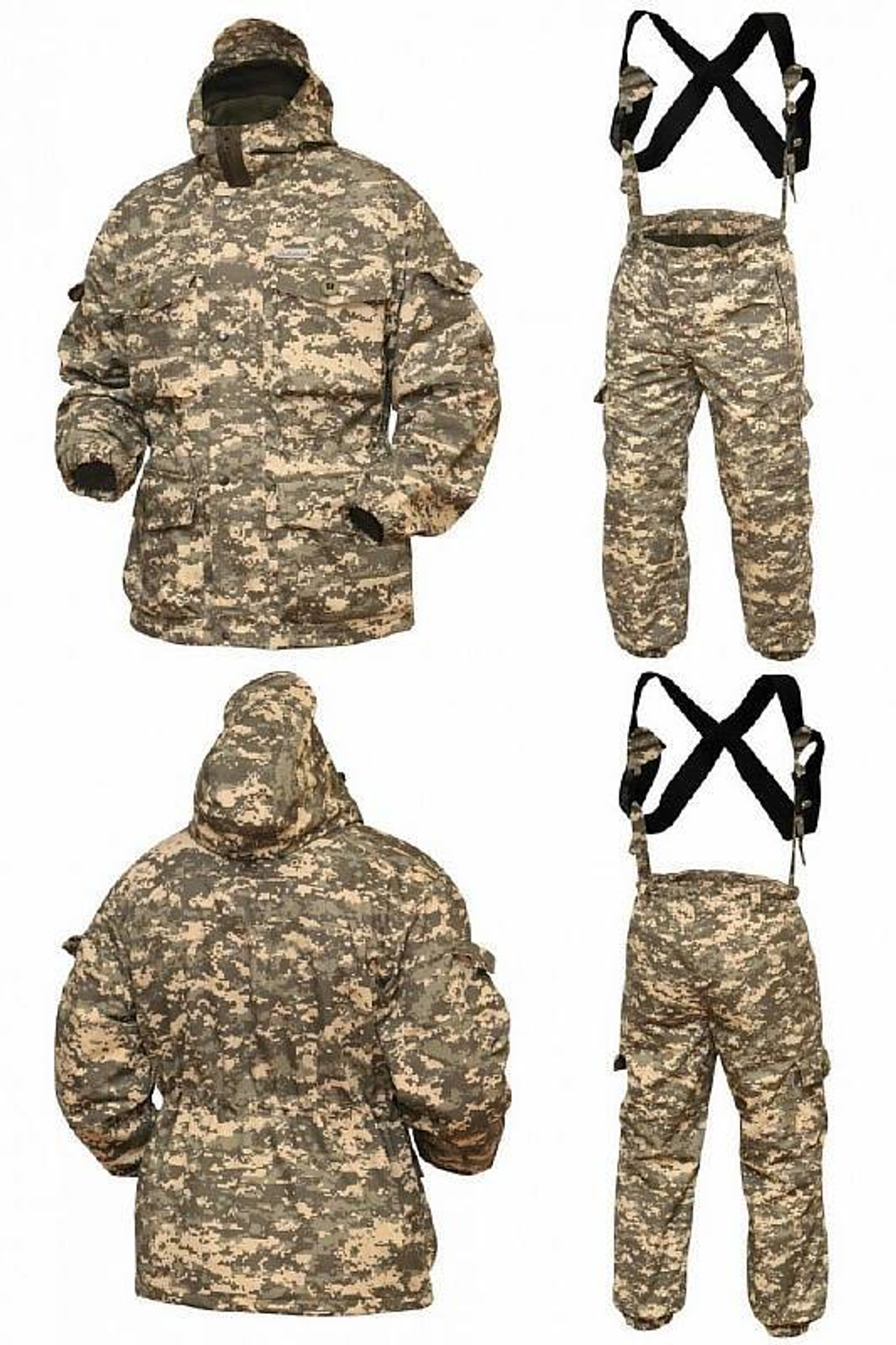 Костюм Дельта+флис Rip-Stop At-Digital Снежный Барс