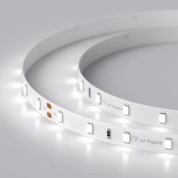 Светодиодная лента RT-A60-8mm 24V White6000 (7.2 W/m, IP20, 2835, 5m) (Arlight, Открытый) 020011(2)