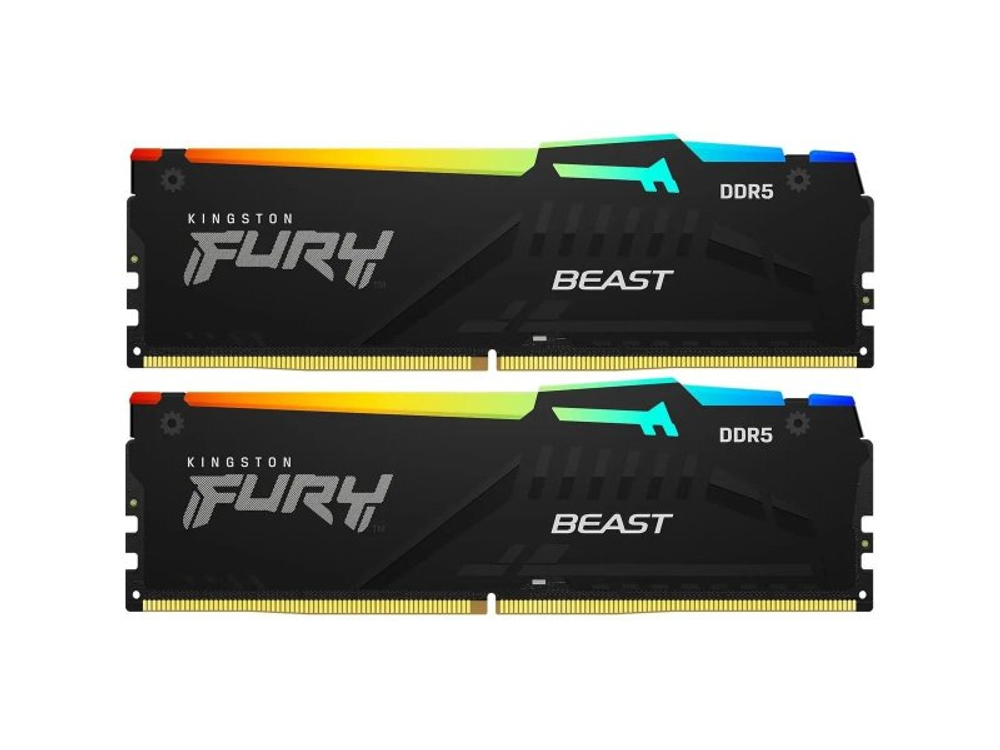 Оперативная память Kingston Fury KF556C36BBEAK2-32, DDR5 2х 32ГБ 5600 МГц, DIMM, RTL
