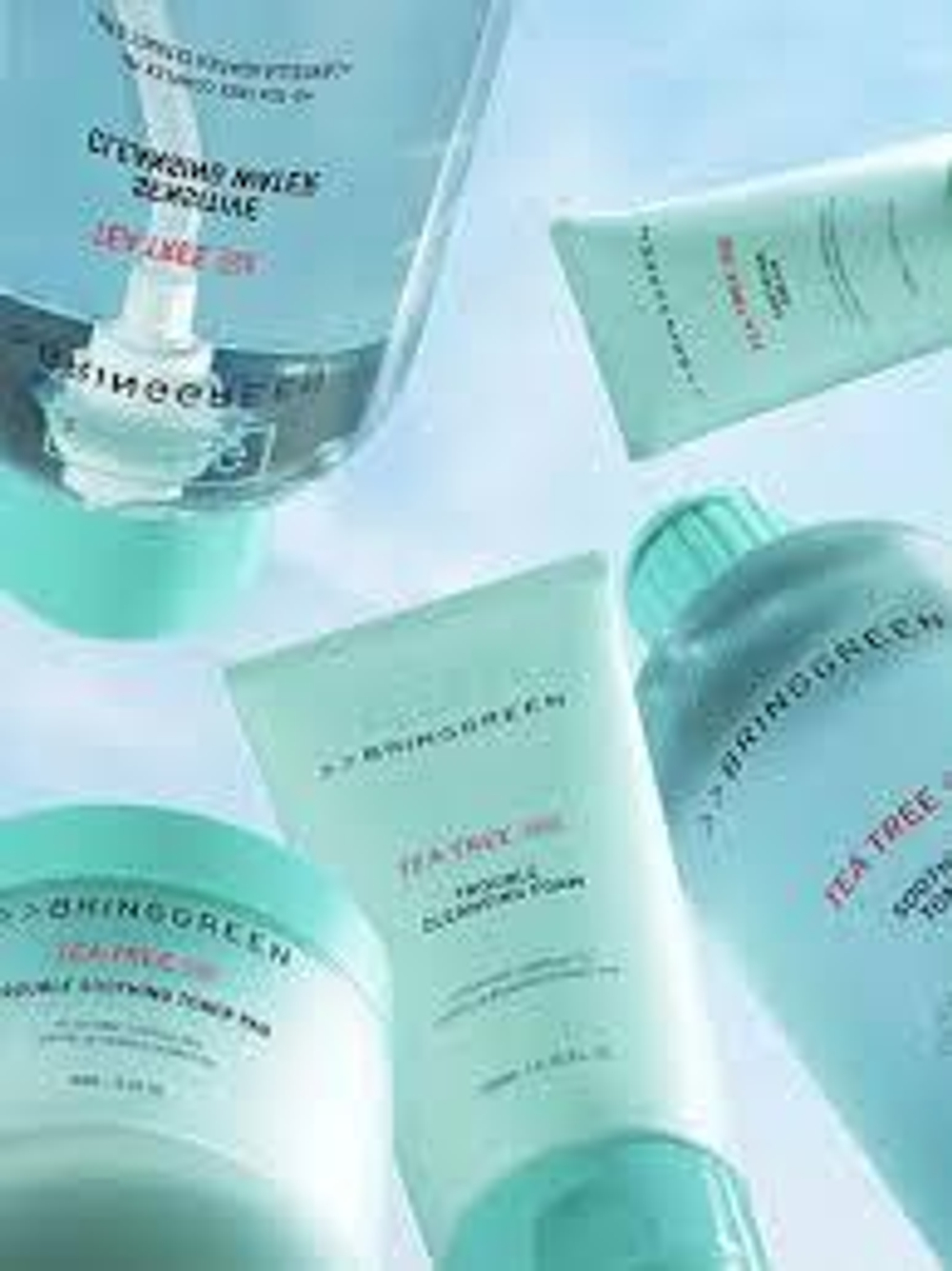 BRING GREEN Tea Tree Cica Sensitive Cleansing Water 500ml