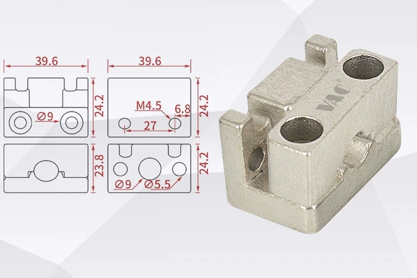 Фиксирующий блок для повортного цилиндра 2015
