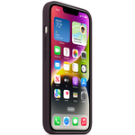 Силиконовый чехол с поддержкой MagSafe Apple Silicone Case для iPhone 14, Elderberry (Черничный)