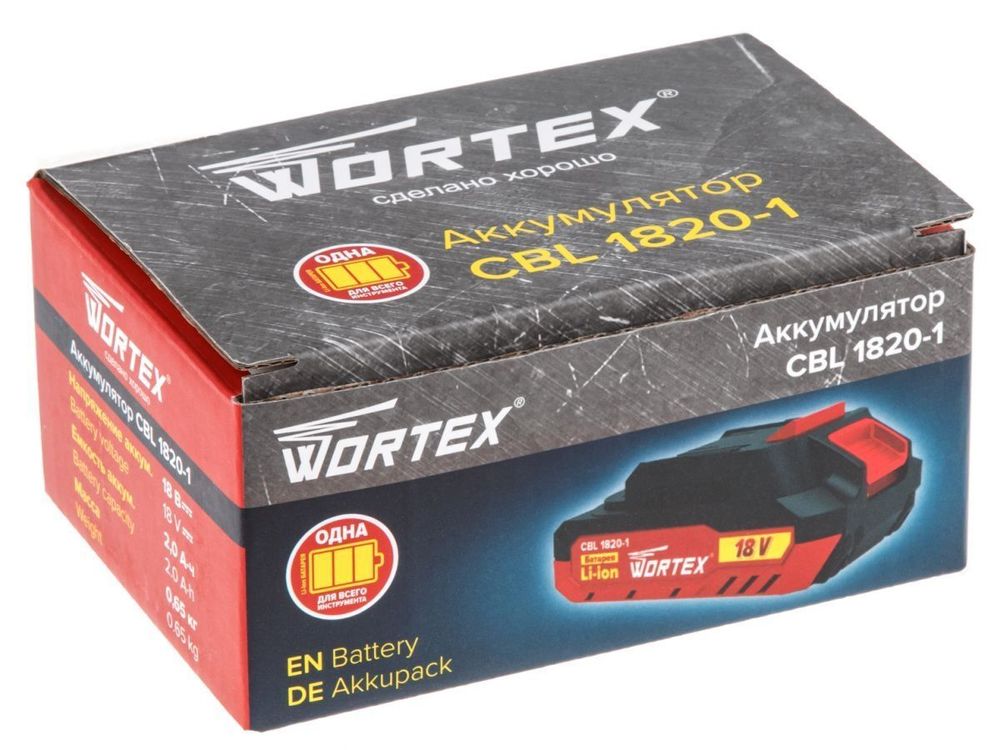 Аккумулятор WORTEX CBL 1820-1 18.0 В, 2.0 А*ч, Li-Ion ALL1