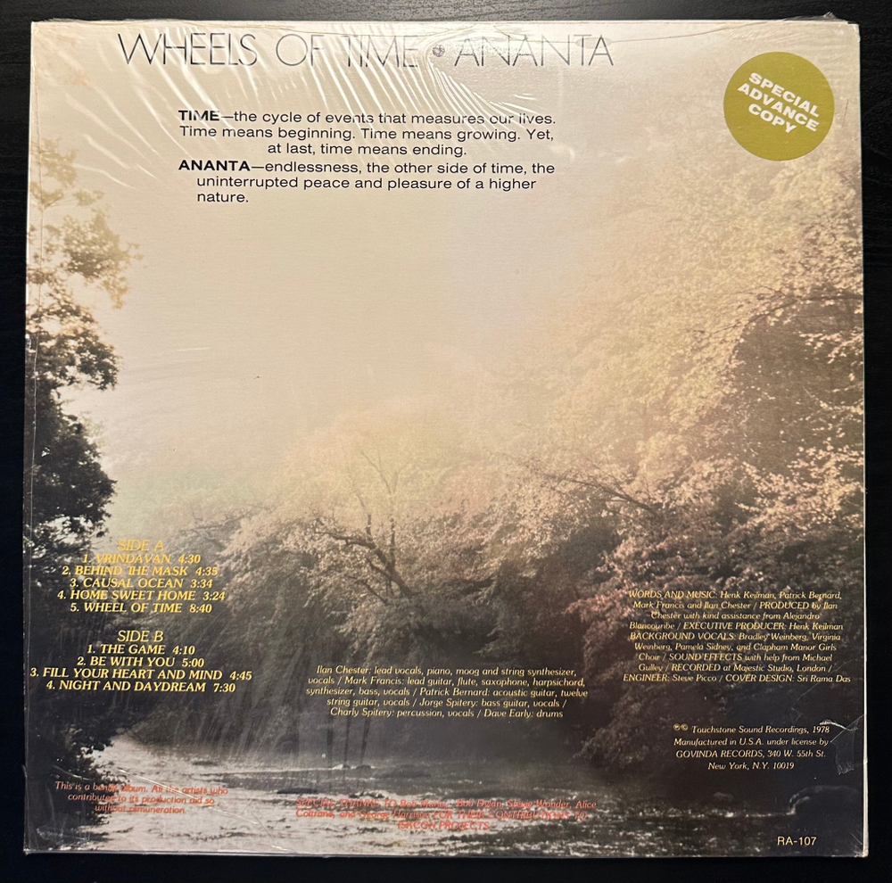 Ananta - Wheels Of Time (США 1978г.)
