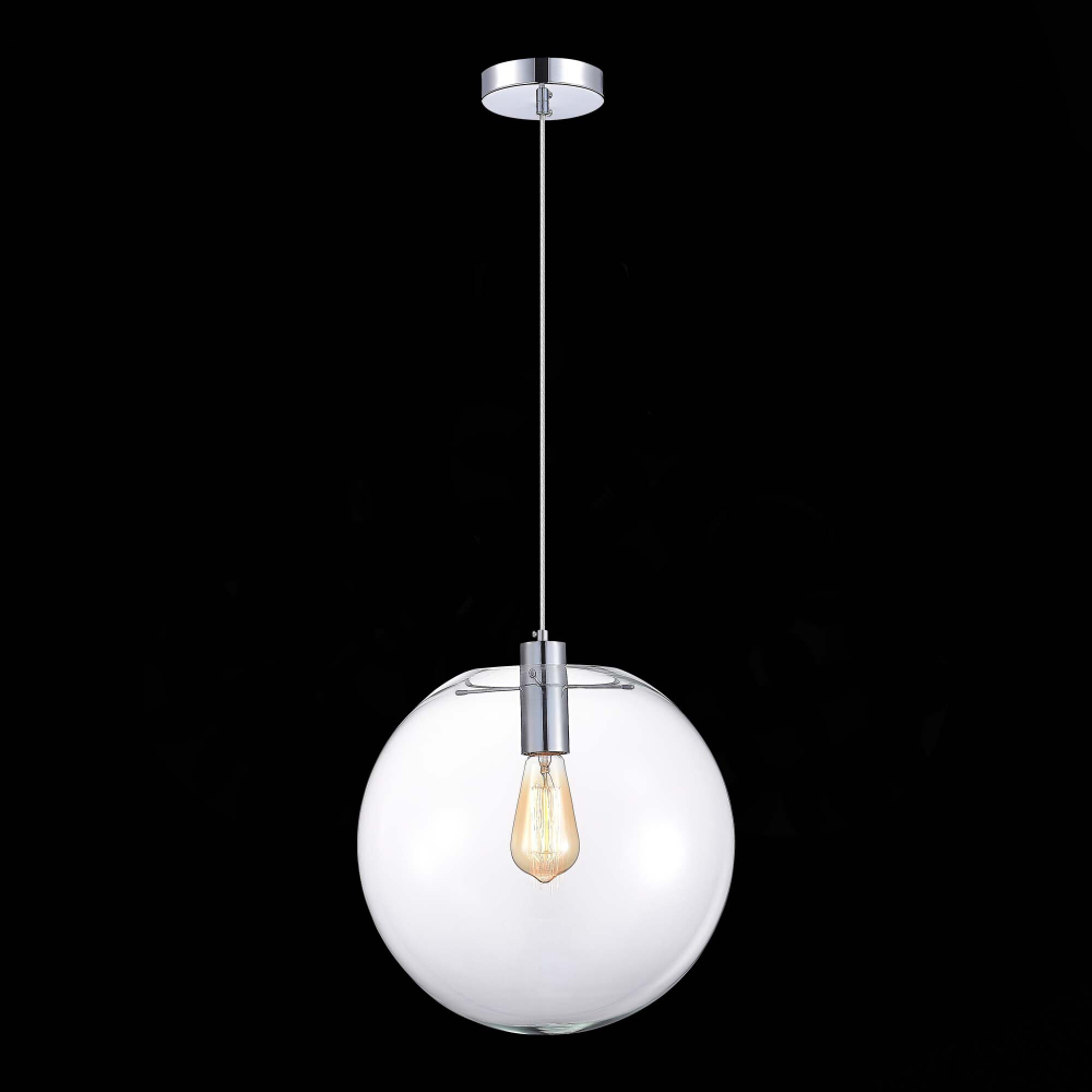 SL1056.133.01 Подвес ST-Luce Хром/Прозрачный E27 1*60W