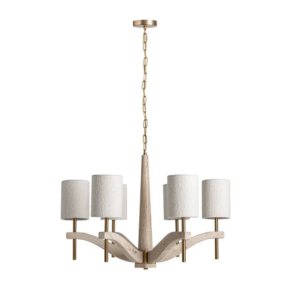 Подвесной светильник 36146 из травертина