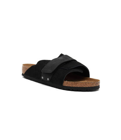 Шлепанцы кожаные kyoto vl Birkenstock - черный(1022350)