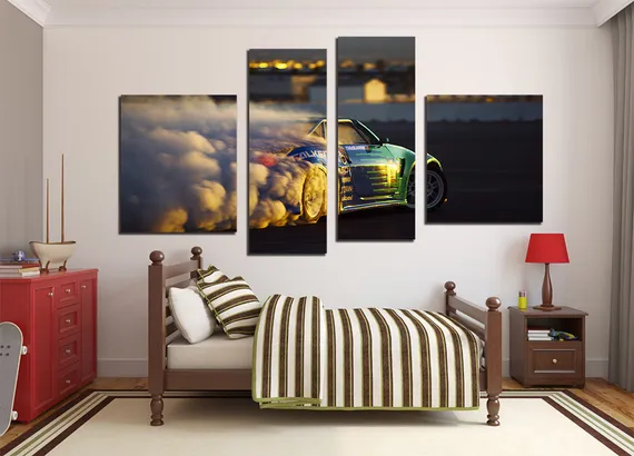 Модульная картина "Дрифт шоу"