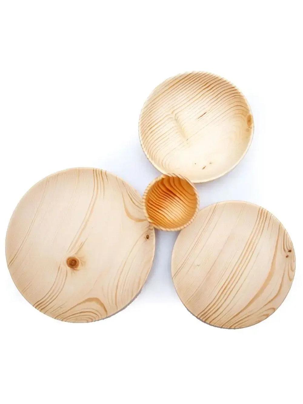 Набор тарелок+стакан  "ABIES SIBIRICA".