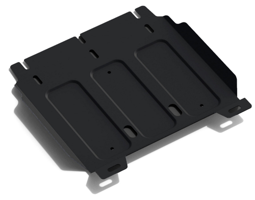 Защита КПП Rival (часть 2) для Hyundai H1 II (V - все) 2007-2018/Hyundai H1 II рестайлинг (V - 2.5D) АКПП RWD 2017-н.в. (устанавл-ся совместно с 111.2335.1), сталь 1.8 мм, с крепежом, штампованная, 111.2336.1