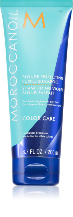 Moroccanoil Color Care - фиолетовый тонирующий шампунь для светлых волос /   200  ml  / GTIN 7290113140035