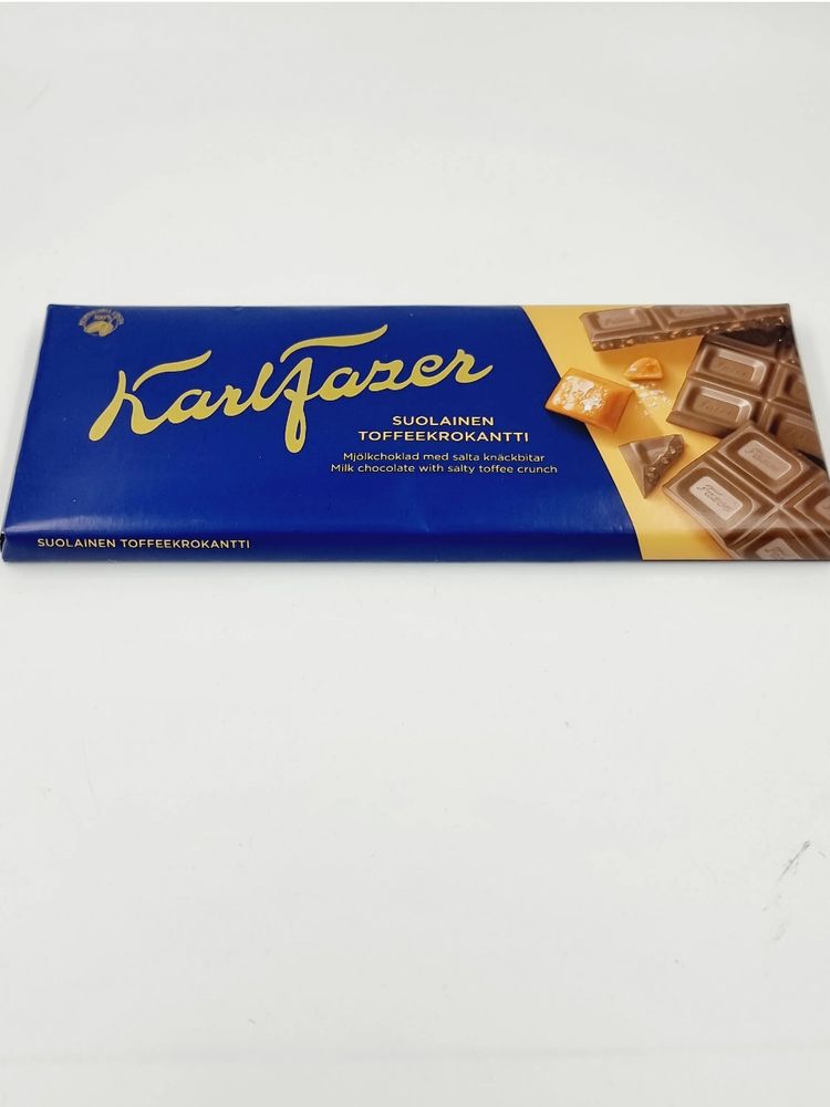 Шоколад молочный Fazer с соленой карамелью 180 г x 2 шт