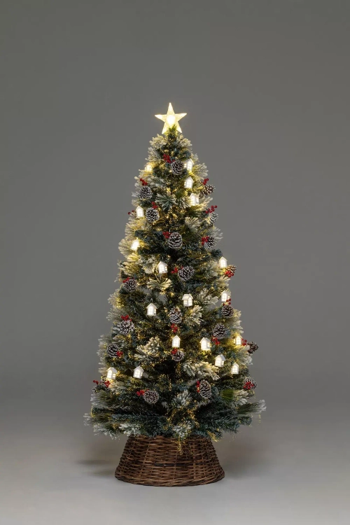 Оптоволоконная елка с LED лампочками Сказочная 180 см., леска+пвх, контроллер (Т2121-180)