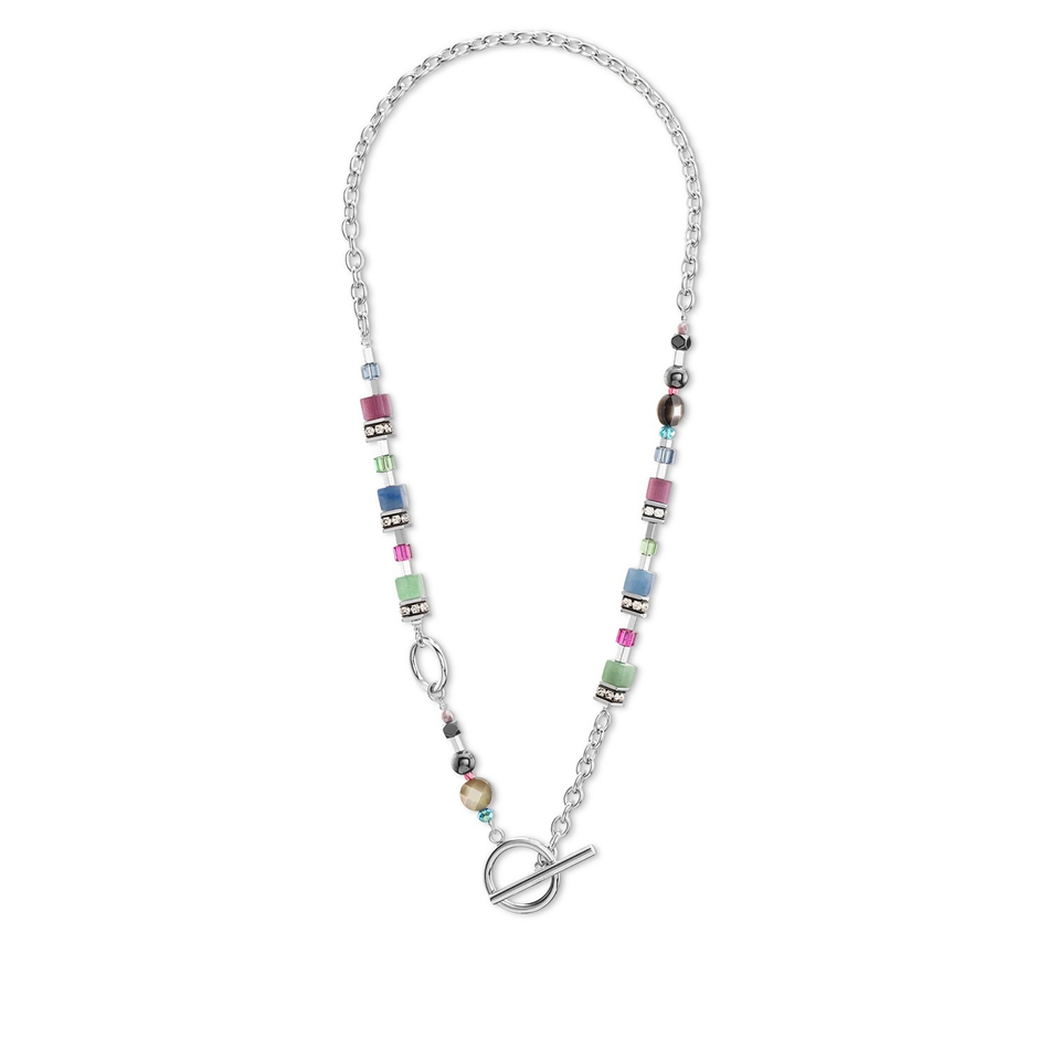 Колье Coeur de Lion Multicolour Gemstone 4709/10-1561