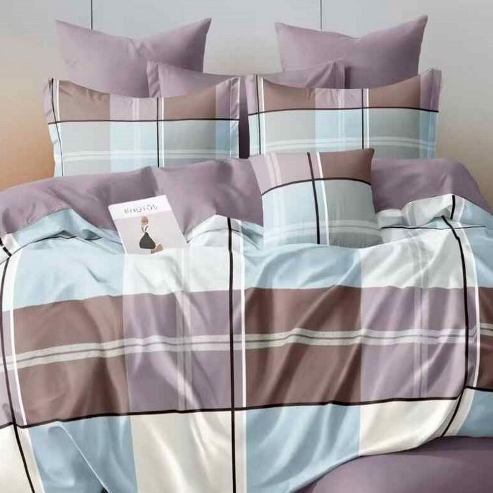 Комплект постельного белья "АВТ. 732", сатин, 100% хлопок, Россия. Пододеяльник на молнии!!! Комплект постельного белья "АВТ. 732", сатин, 100% хлопок, Россия. Пододеяльник на молнии!!!