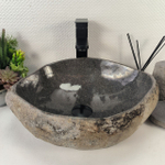 Раковина из речного камня RS-65166 45*34*15 0861