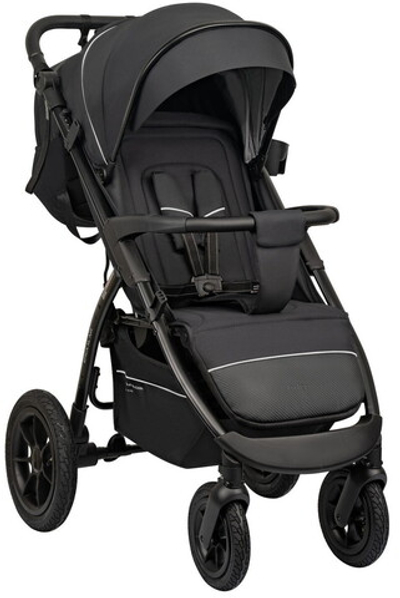 Детская прогулочная коляска Indigo Epica XL Air с сумкой 2025 черный