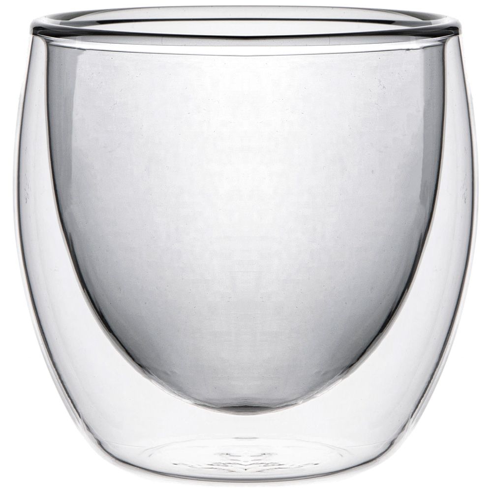 СТАКАН С ДВОЙНЫМИ СТЕНКАМИ "DOUBLE-WALL" 250 МЛ. ДИАМЕТР=8,5 СМ. ВЫСОТА=9 СМ (КОР=48ШТ.)