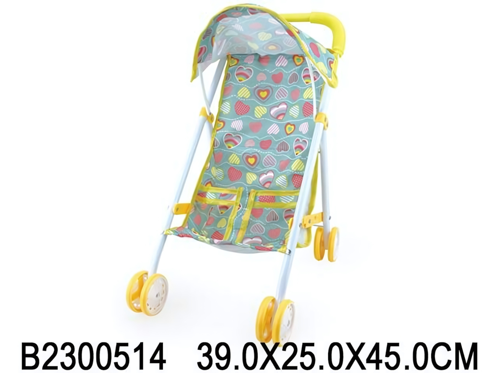 Коляска для кукол сидячая, пакет B5327-7A